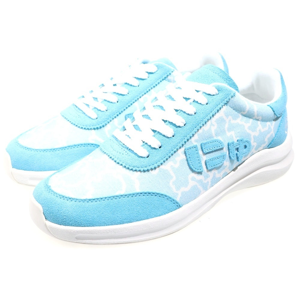 Sangacio(サンガッチョ) × 廣松 KABUKI にゅ~ず ローカットスニーカー ライトブルー US7.5/25.5cm