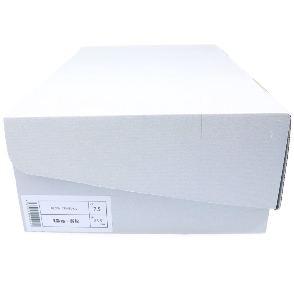 Sangacio(サンガッチョ) × 廣松 KABUKI にゅ~ず ローカットスニーカー ライトブルー US7.5/25.5cm