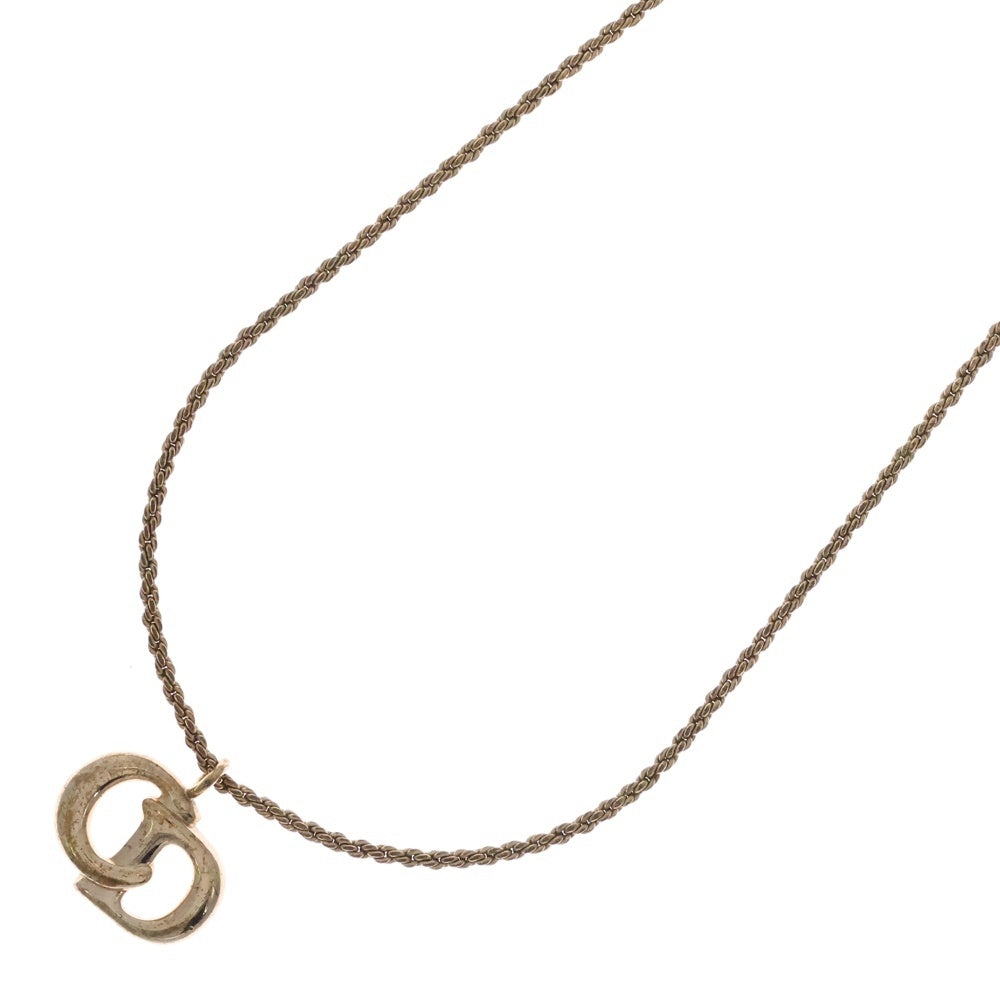 Christian Dior(クリスチャンディオール) CD ロゴネックレス ゴールド