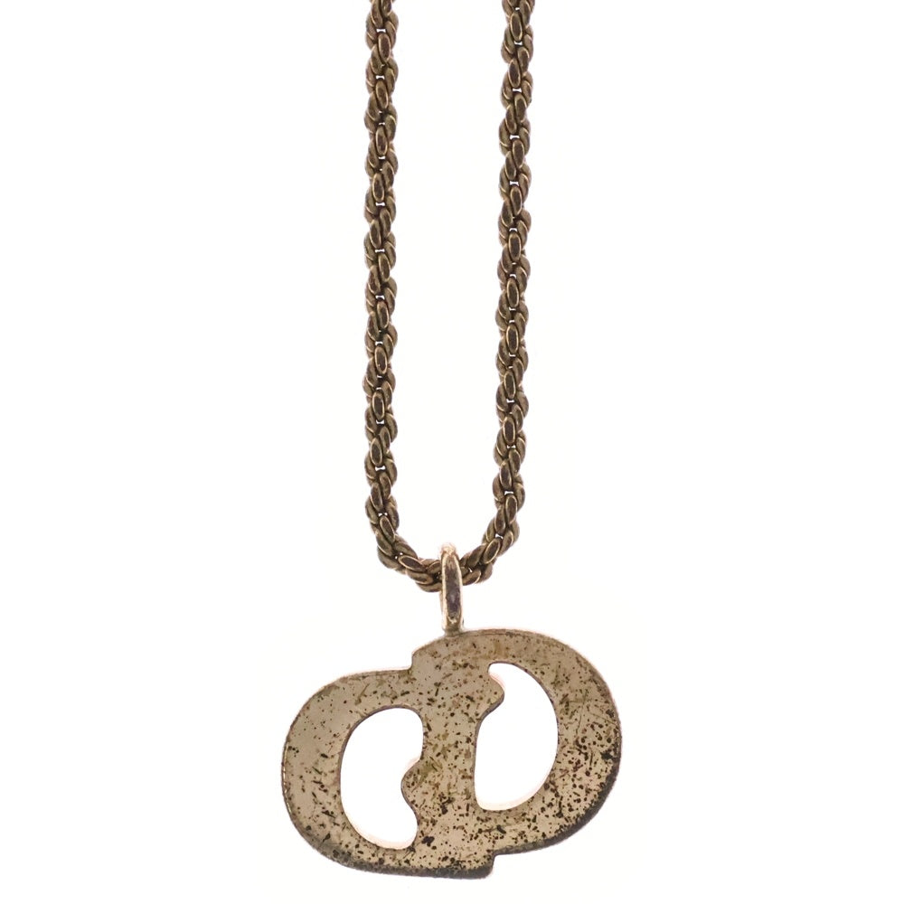 Christian Dior(クリスチャンディオール) CD ロゴネックレス ゴールド