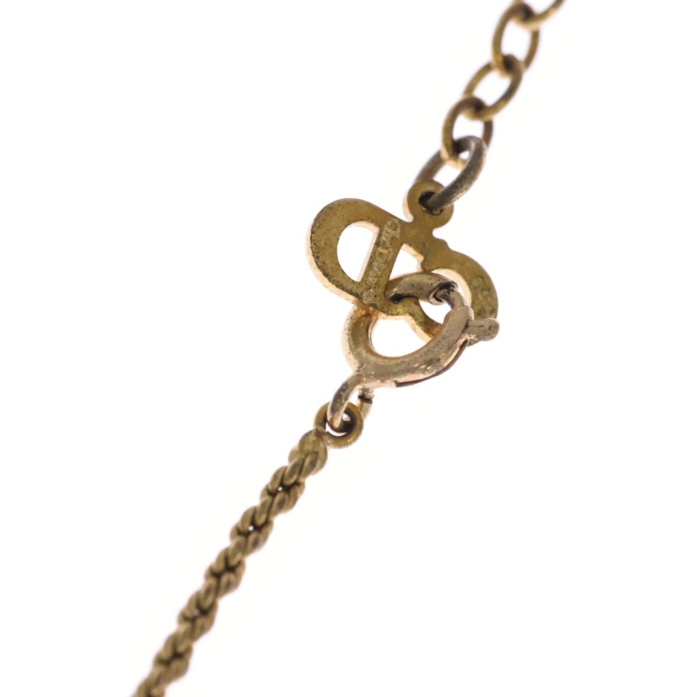 Christian Dior(クリスチャンディオール) CD ロゴネックレス ゴールド