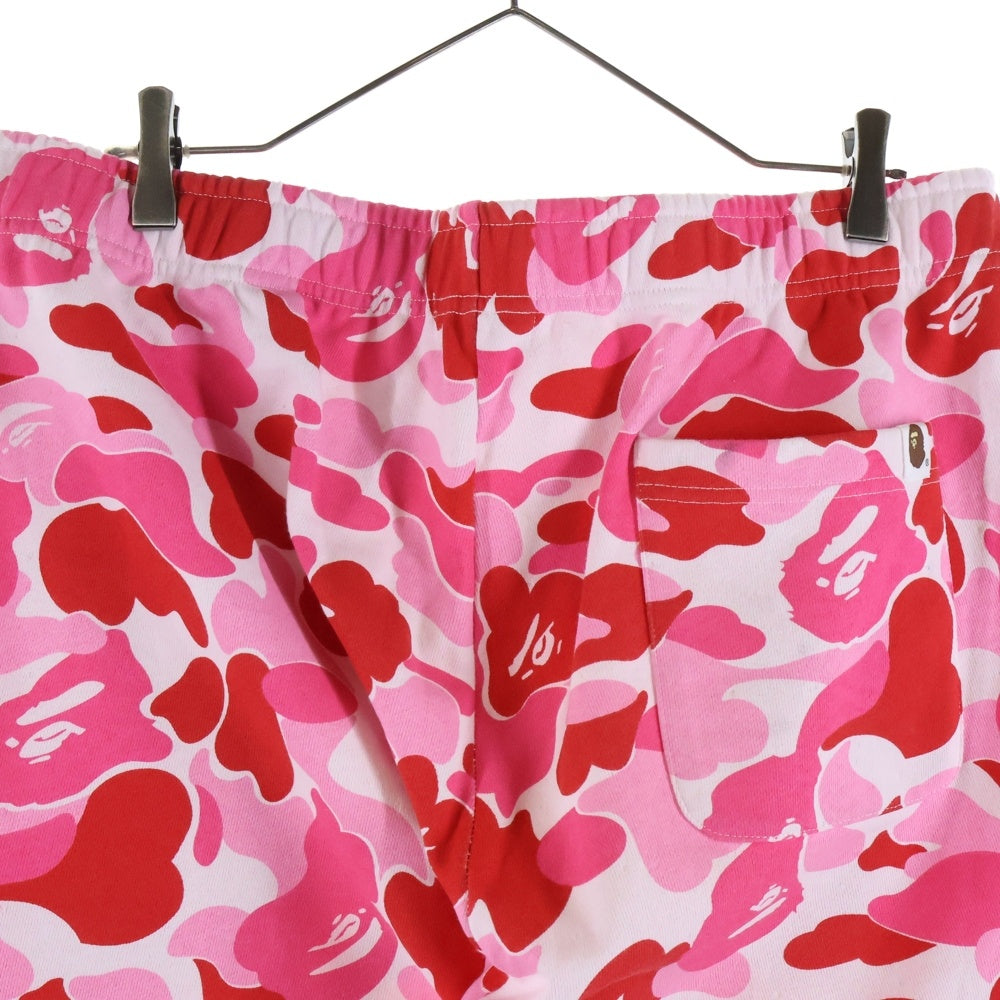 A BATHING APE(アベイシングエイプ) Camo shark Sweat Regular Fit Sweat Pants カモ シャーク レギュラー フィット スウェットパンツ ピンク 001PTL301011M