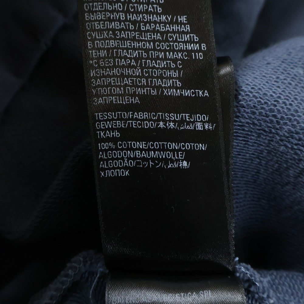 BALENCIAGA(バレンシアガ) 22AW Print Logo PullOver Hoodie プリントロゴプルオーバーフーディ パーカー ネイビー 620973 TNVQ1