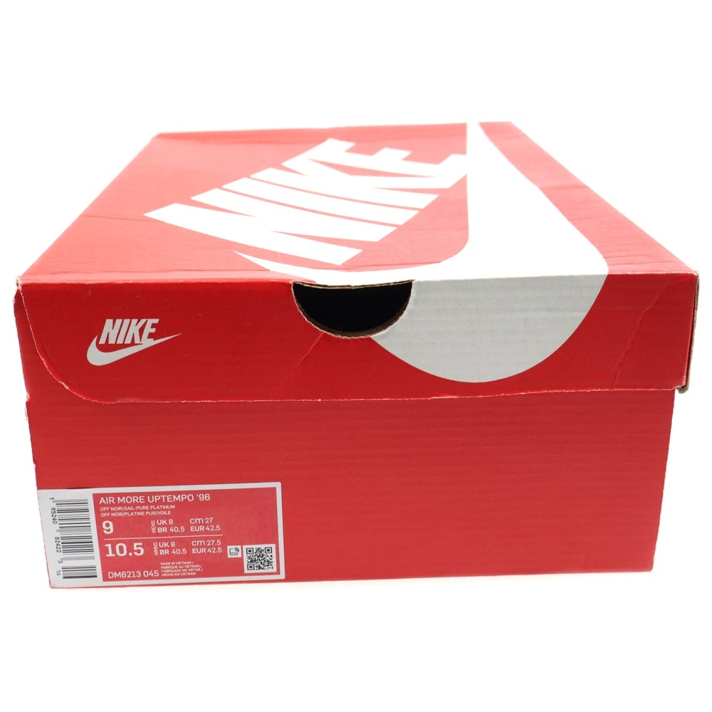 NIKE(ナイキ) AIR MORE UPTEMPO UTAGAWA KUNIYOSHI エアモア アップテンポ ウタガワ クニヨシ ミッドカットスニーカー ブラック US9/27cm DM6213-045