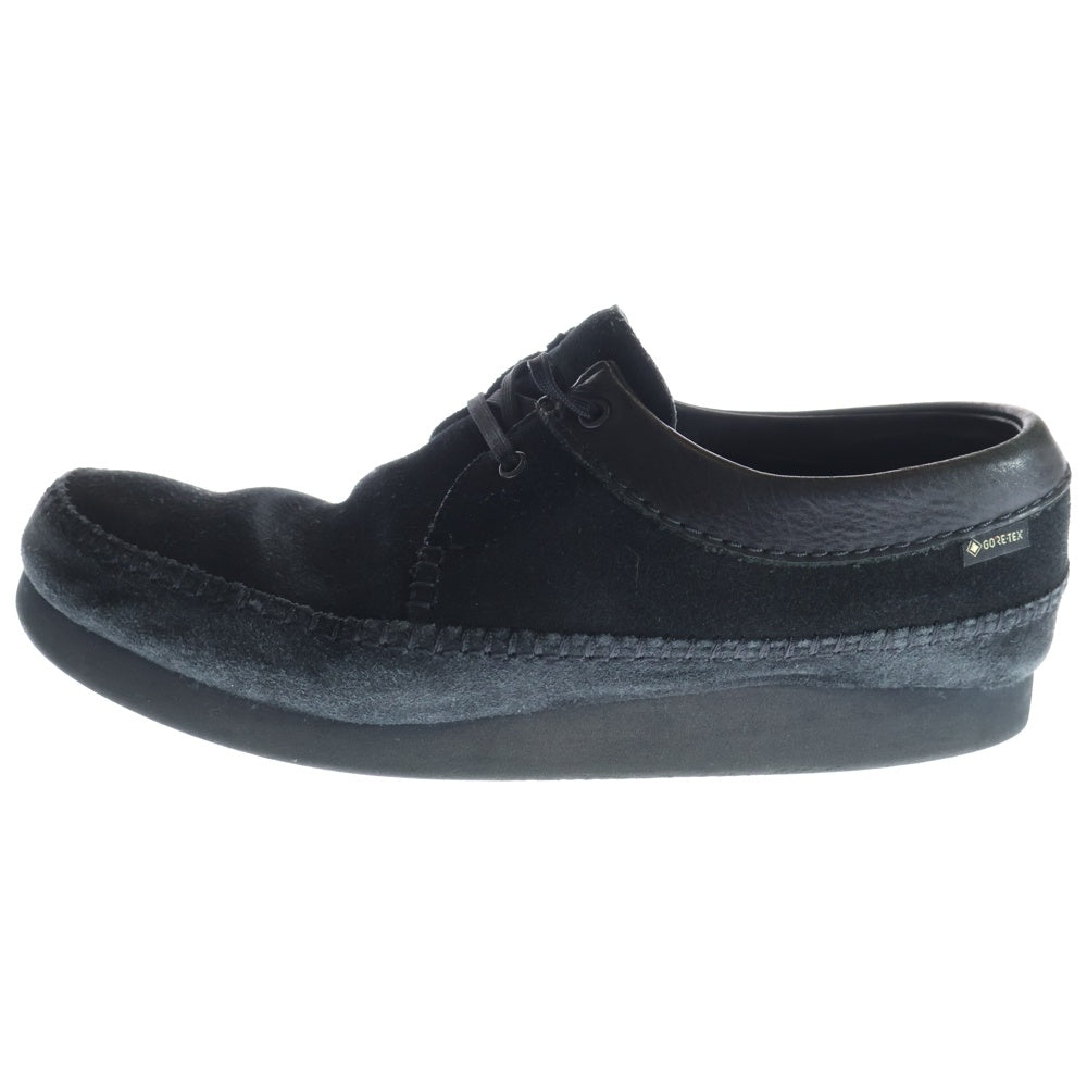 Clarks(クラークス) Weaver GTX ワラビー ゴアテックス ローカットスニーカー ブラック US9/26.5cm 261714867085