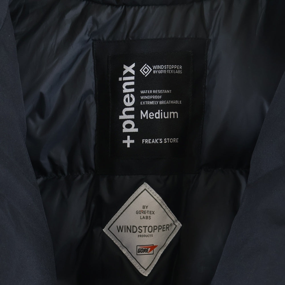 phenix(フェニックス) ×FREAK'S STORE GORE TEX WINDSTOPPER SNAP DOWN JACKET フリークスストア ゴアテックス ウィンド ストッパー スナップ ダウンジャケット 1056330800022