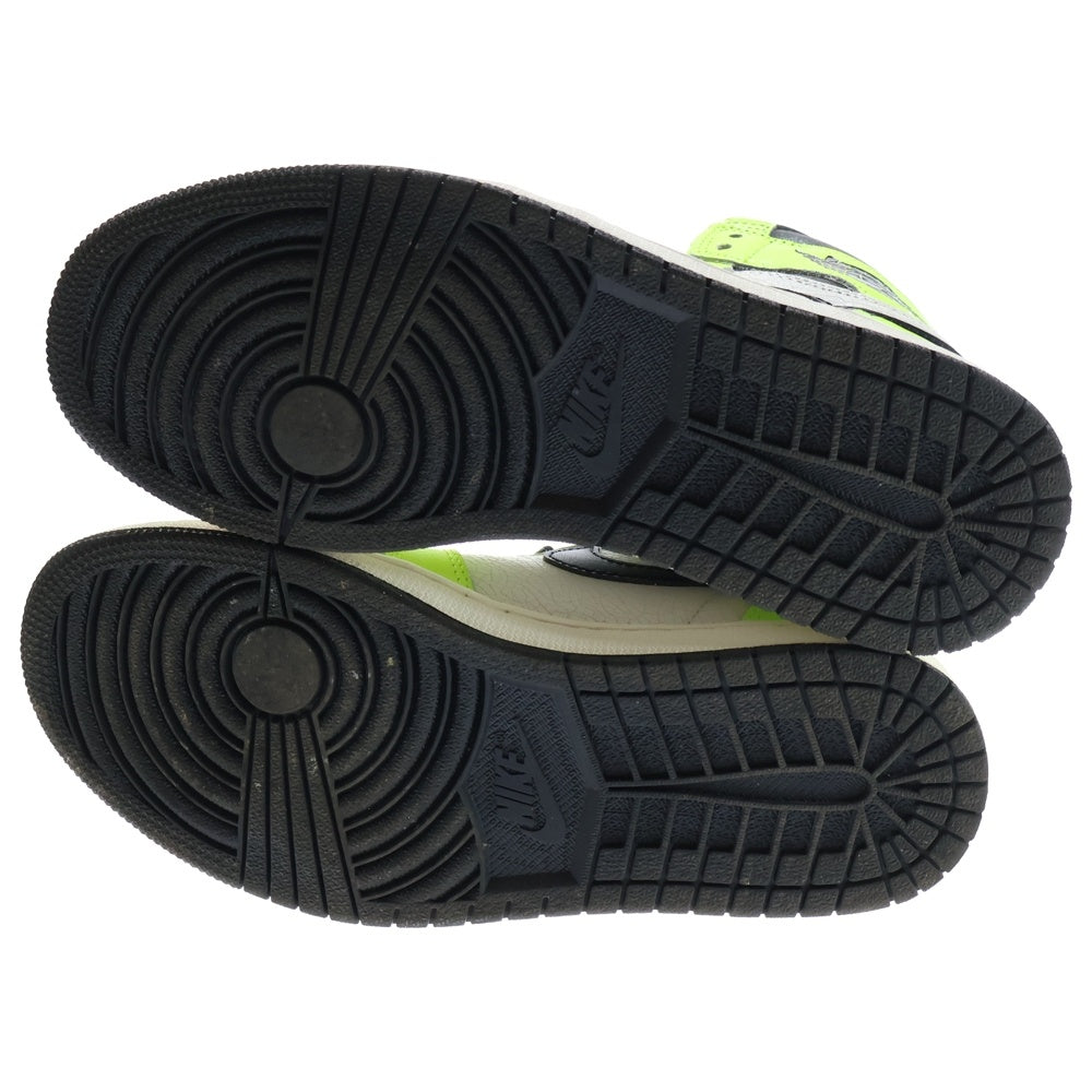NIKE(ナイキ) AIR JORDAN1 HIGH OG VOLT エアジョーダン1 ボルト ハイカットスニーカー イエロー US8/26m 555088-702