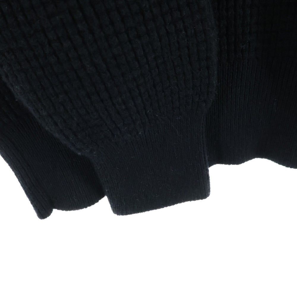 HUGO BOSS(ヒューゴボス) ストラクチャード コットン モックネック ニット セーター マルチ