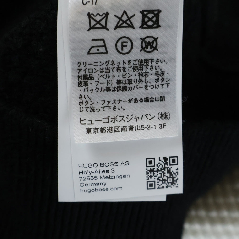 HUGO BOSS(ヒューゴボス) ストラクチャード コットン モックネック ニット セーター マルチ