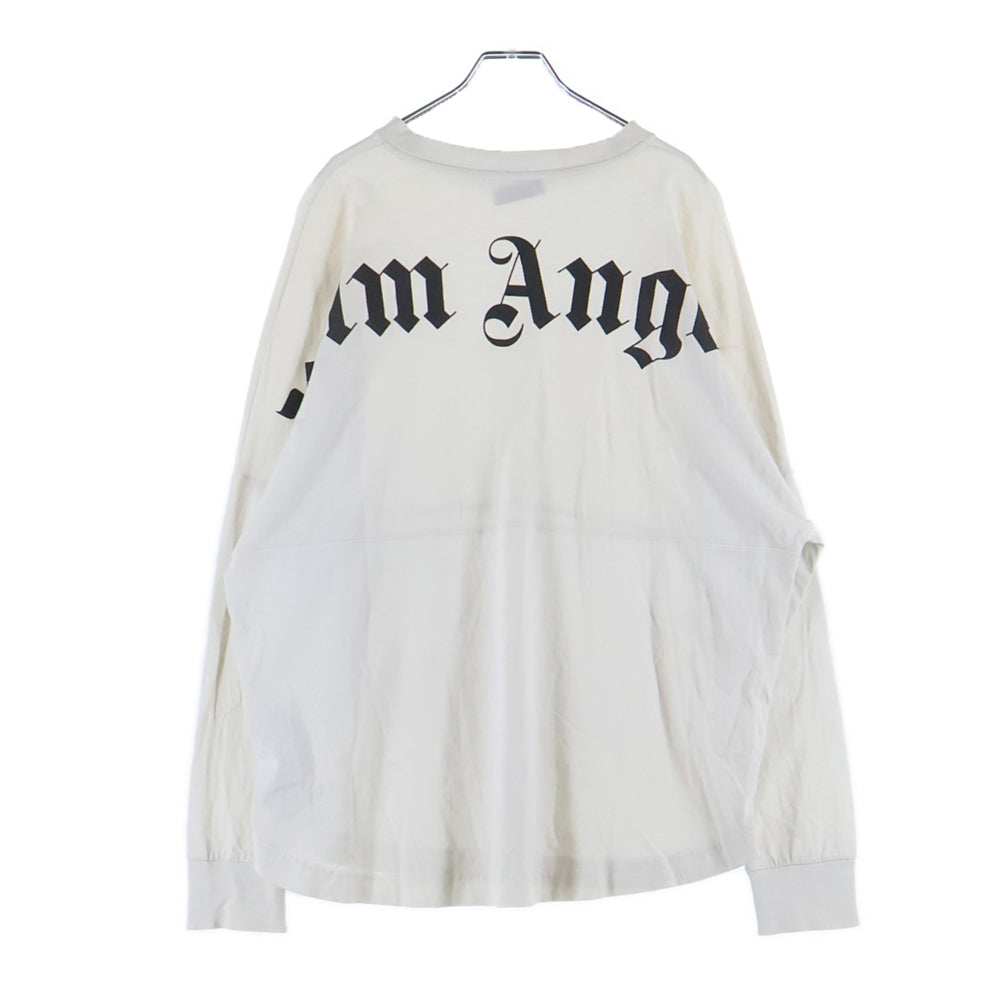 Palm Angels(パームエンジェルス) CLASSIC LOGO OVER TEE クラシックロゴプリント Tシャツ ホワイト PMAB001S19413007