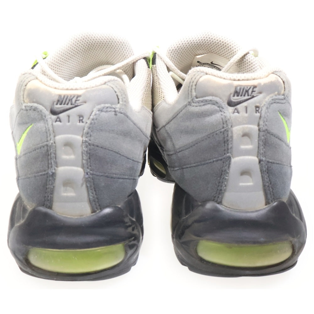 NIKE(ナイキ) 【観賞用 2012年製】 AIR MAX 95 OG NEON YELLOW エアマックス イエローグラデ ローカットスニーカー グレー/イエロー US10.5/28.5cm 554970-174