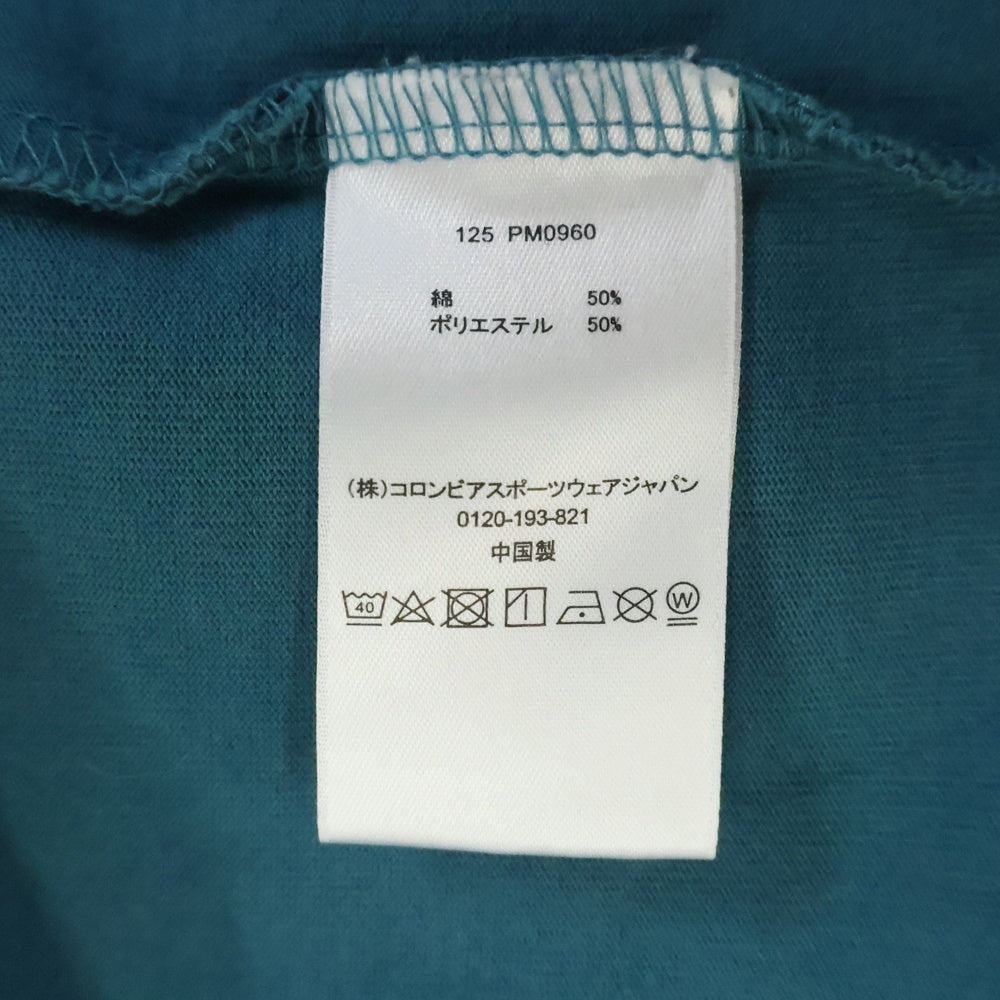 Columbia(コロンビア) バックマウンテン ロゴプリント クルーネック半袖Tシャツ カットソー グリーン