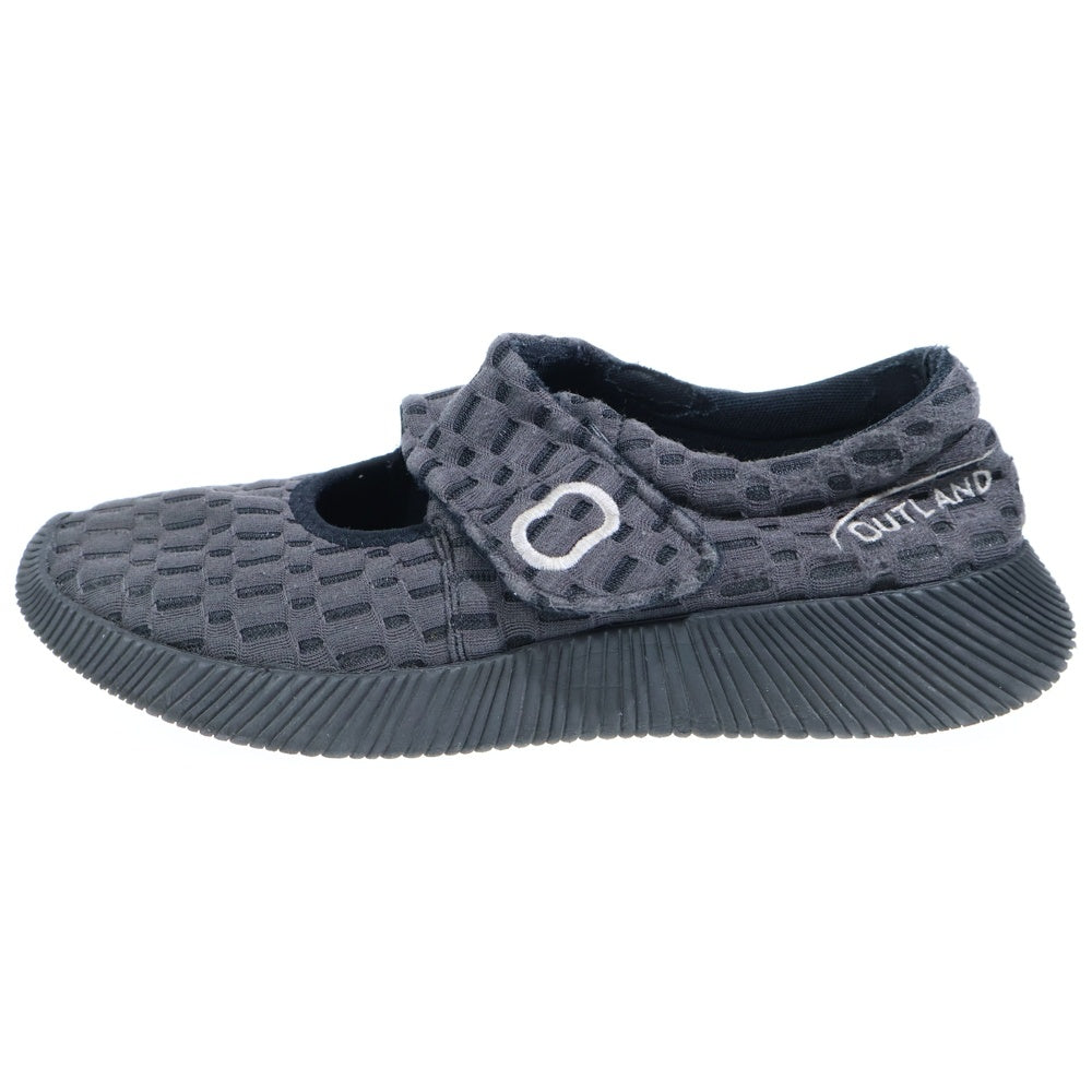 NO BRAND(ノーブランド) 【OUTLAND (アウトランド)】 RECOVERY SHOES BLACK リカバリー シューズ ローカットスニーカー ブラック