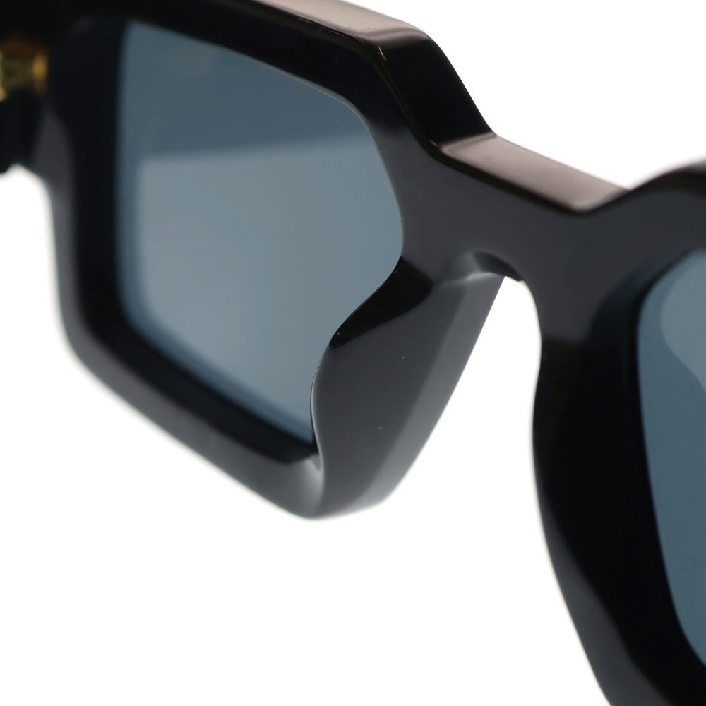 LOUIS VUITTON(ルイヴィトン) LV CLASH SQUARE SUNGLASSES メタルロゴ クラッシュ スクエア サングラス アイウエア 眼鏡 ブラック Z1579E レディース