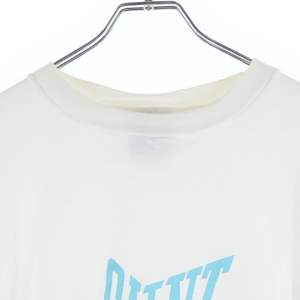 SAINT MICHAEL(セントマイケル) 24SS RIBON SAINT S/S Tee リボンセント クルーネック 半袖 Tシャツカットソー ホワイト SM-YS8-0000-012