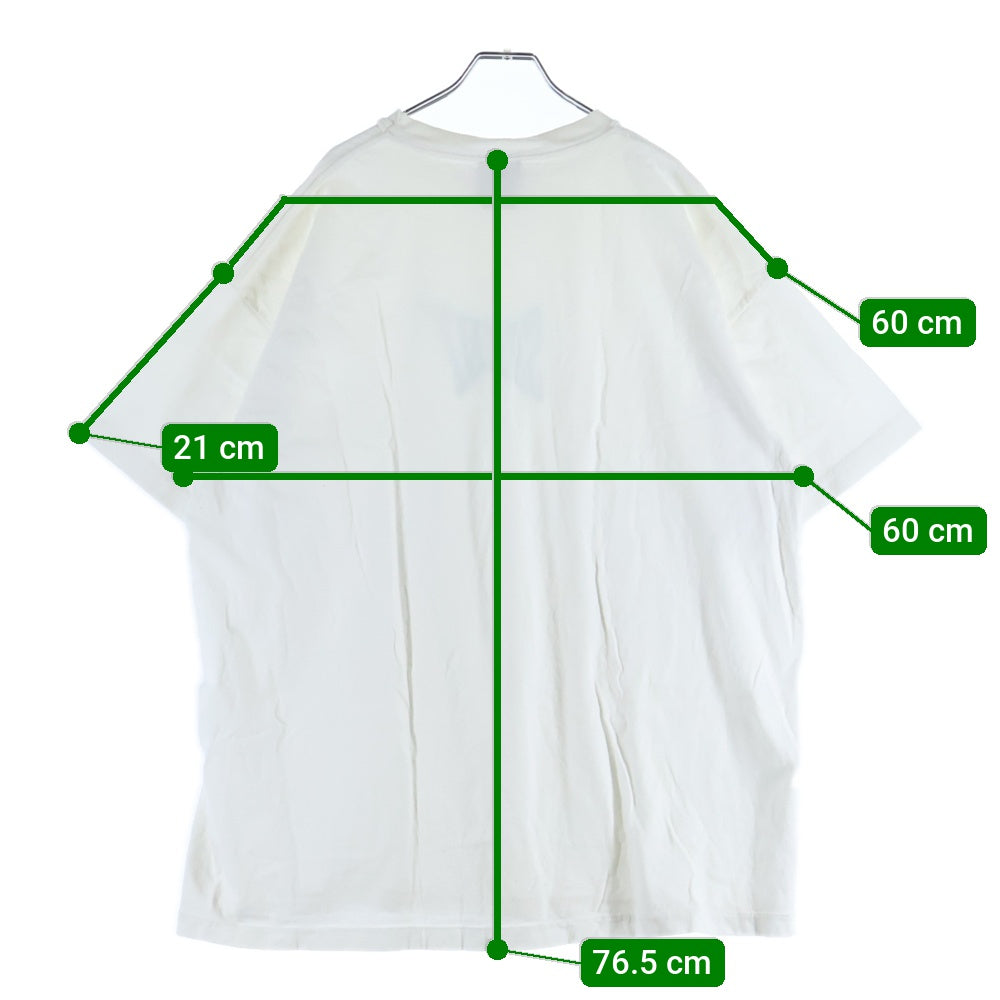 SAINT MICHAEL(セントマイケル) 24SS RIBON SAINT S/S Tee リボンセント クルーネック 半袖 Tシャツカットソー ホワイト SM-YS8-0000-012