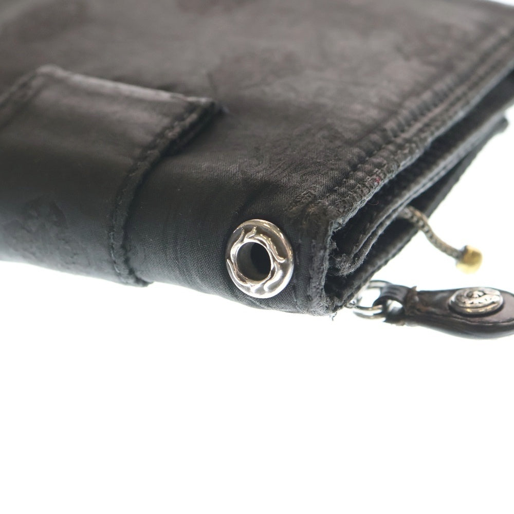 CHROME HEARTS(クロムハーツ) 3 FOLD LARGE NYLON WALLET 3フォールド ナイロンウォレット 財布 ブラック