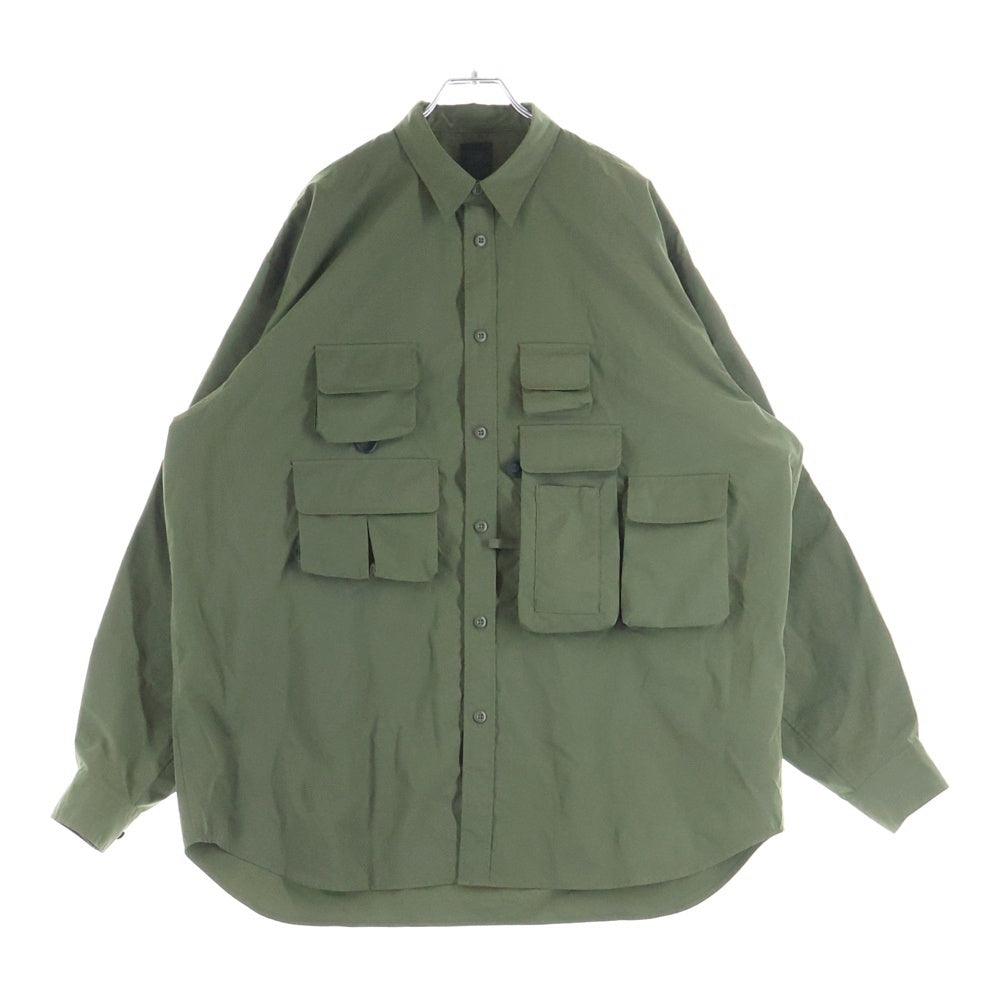 DAIWA PIER39(ダイワ ピアサーティナイン) TECH ANGLER'S SHIRTS アングラーズ 長袖シャツ ジャケット カーキ BE-85021W