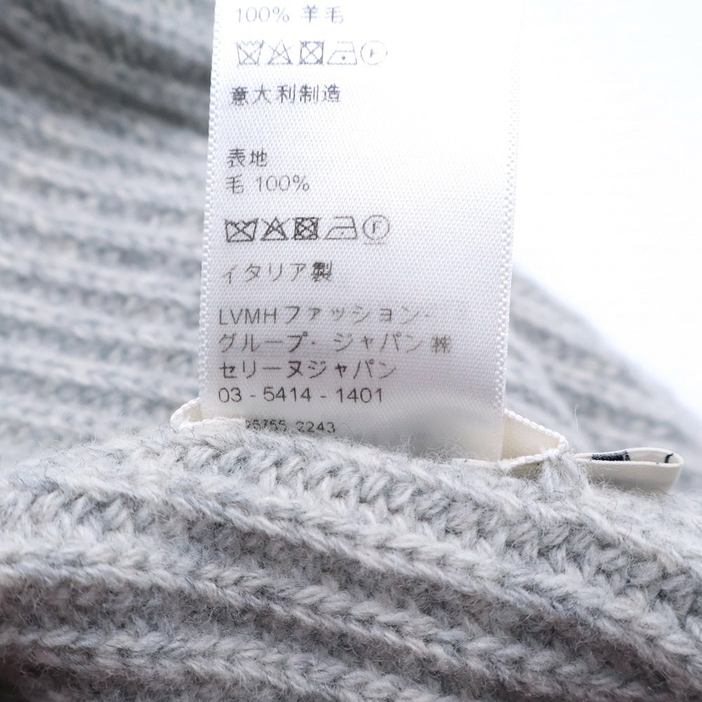 CELINE(セリーヌ) Wool Beanie ロゴ ワッチ ウールニットビーニー 帽子 クリーム 2A25R423P レディース