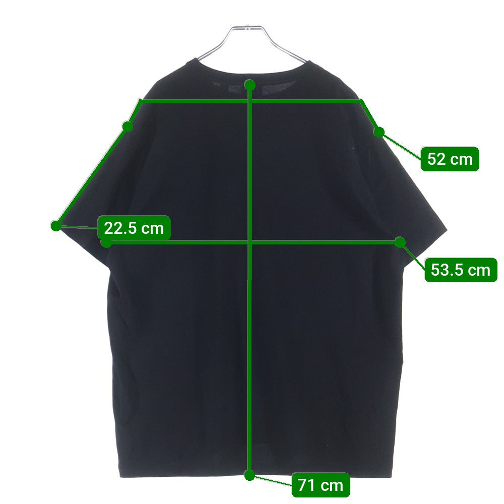 BURBERRY(バーバリー) フロントロゴプリント 半袖Tシャツ カットソー ブラック 8055307