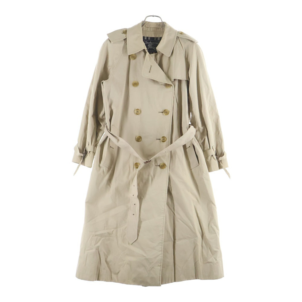 BURBERRY(バーバリー) 裏地ノバチェック総柄 ラグランスリーブ ステンカラーコート ベージュ 40263