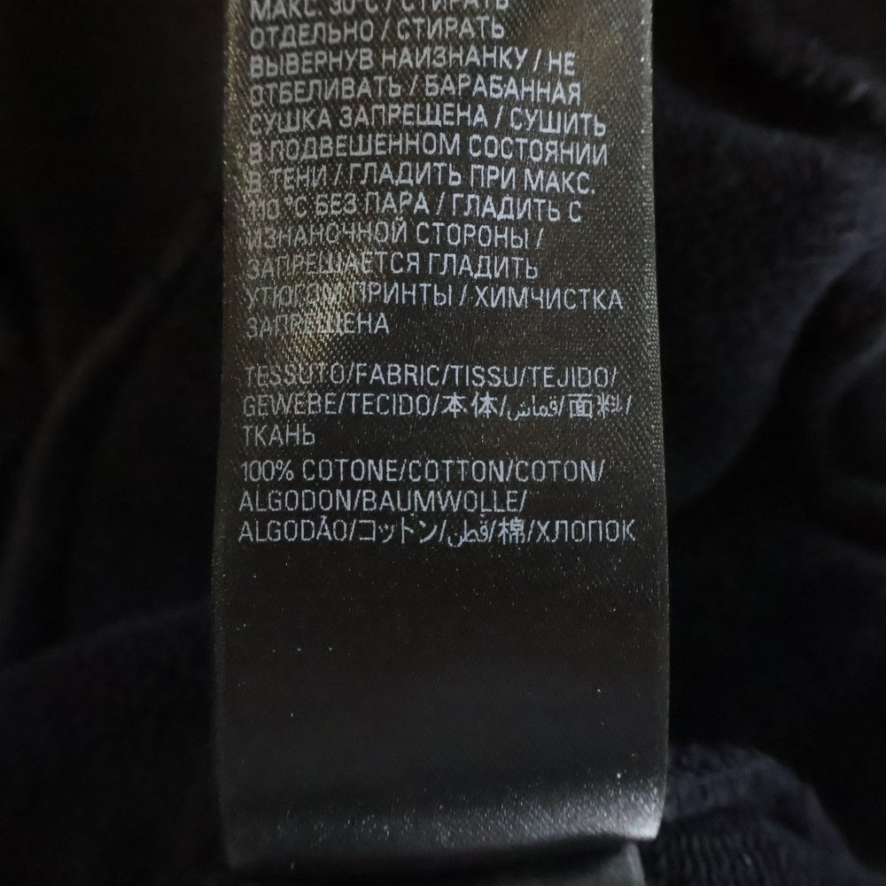 BALENCIAGA(バレンシアガ) 25SS 3b リキファイド ダメージ加工 オーバーサイズ プルオーバースウェットパーカー フーディー ブラック 803265 TRVS9