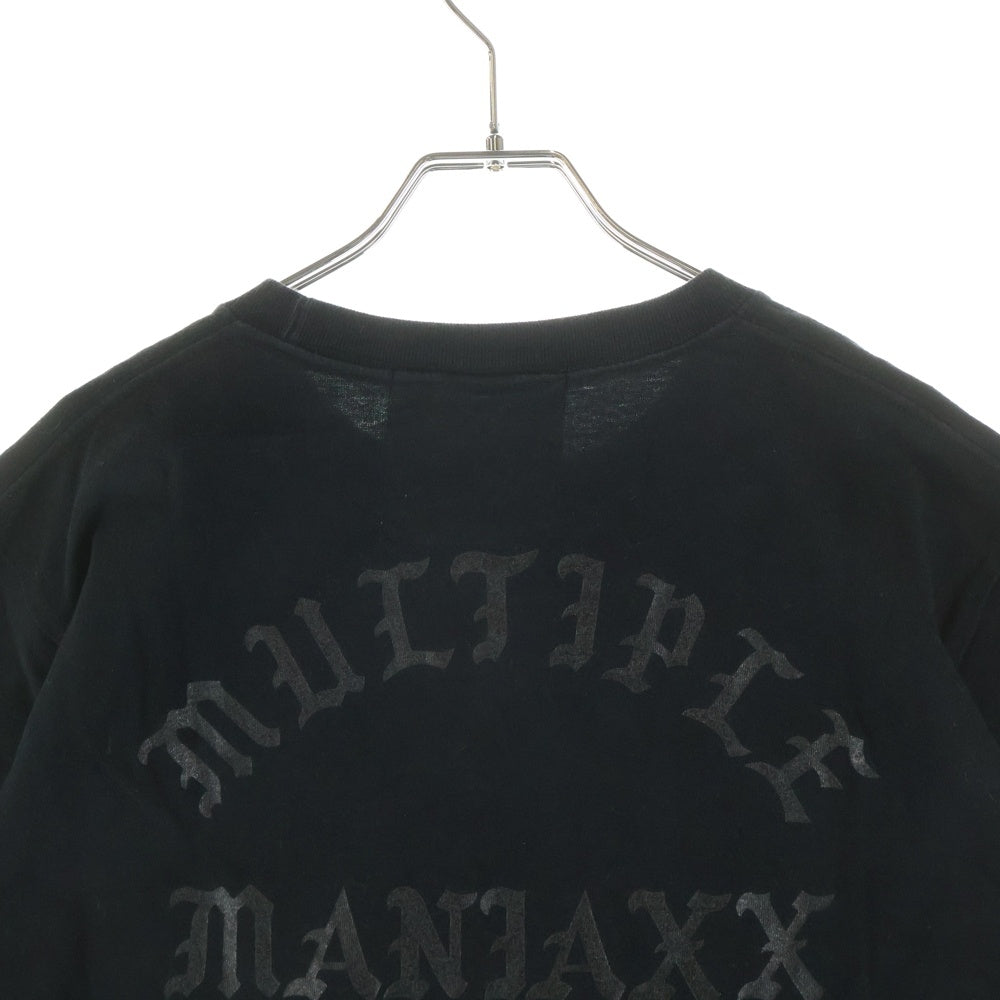 NEXUS7(ネクサスセブン) 2016 × 平田弘史 15th Anniversary S/S Tee カタカナ ロゴ プリント クルーネック半袖Tシャツ カットソー ブラック
