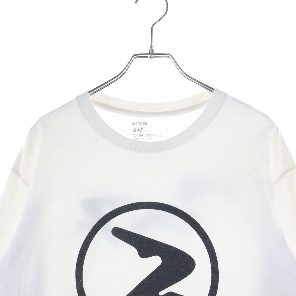 NEXUS7(ネクサスセブン) L/S Tee オマージュデザイン 両面プリント クルーネック長袖Tシャツ カットソー ホワイト