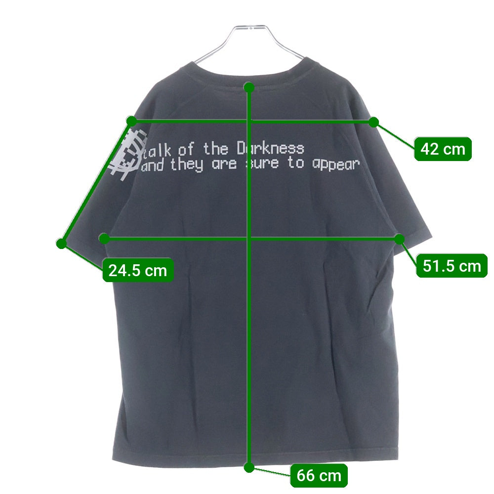 VINTAGE(ヴィンテージ) 00s TAR VOLUME WARNING JUNK S/S Tee ティーエーアール 両面プリント クルーネック半袖Tシャツ カットソー ブラック