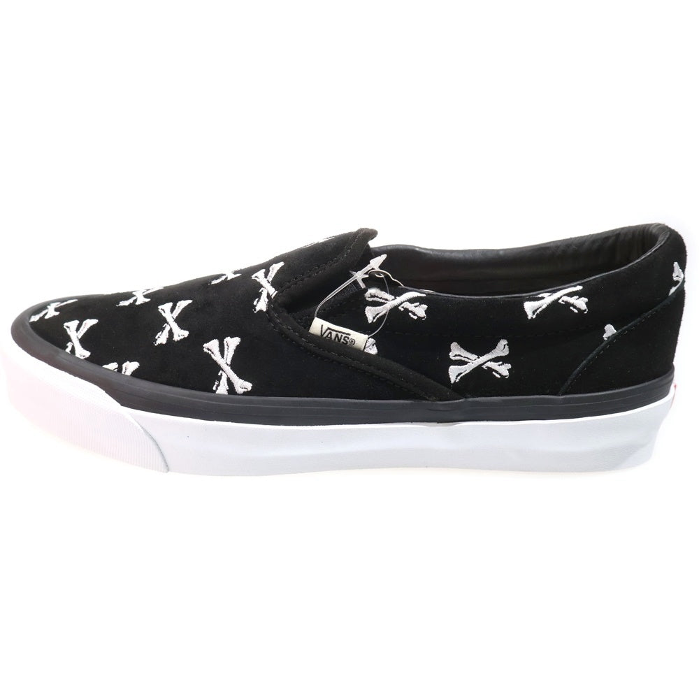 VANS(ヴァンズ) 20AW × WTAPS OG CLASSIC SLIP-ON LX ダブルタップス クラシック スリッポン クロスボーン ローカットスニーカー ブラック US9.5/27.5cm VN0A45JKK08