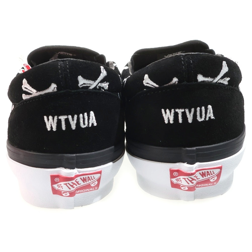 VANS(ヴァンズ) 20AW × WTAPS OG CLASSIC SLIP-ON LX ダブルタップス クラシック スリッポン クロスボーン ローカットスニーカー ブラック US9.5/27.5cm VN0A45JKK08