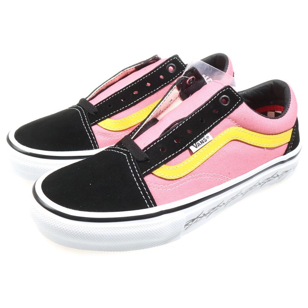 SUPREME(シュプリーム) 21AW × VANS SKATE OLD SKOOL TRIBAL BARBED WIRE オールドスクール トライバルバーブドワイヤー ローカットスニーカー ピンク/イエロー US6/24cm VN0A5KRXB9P