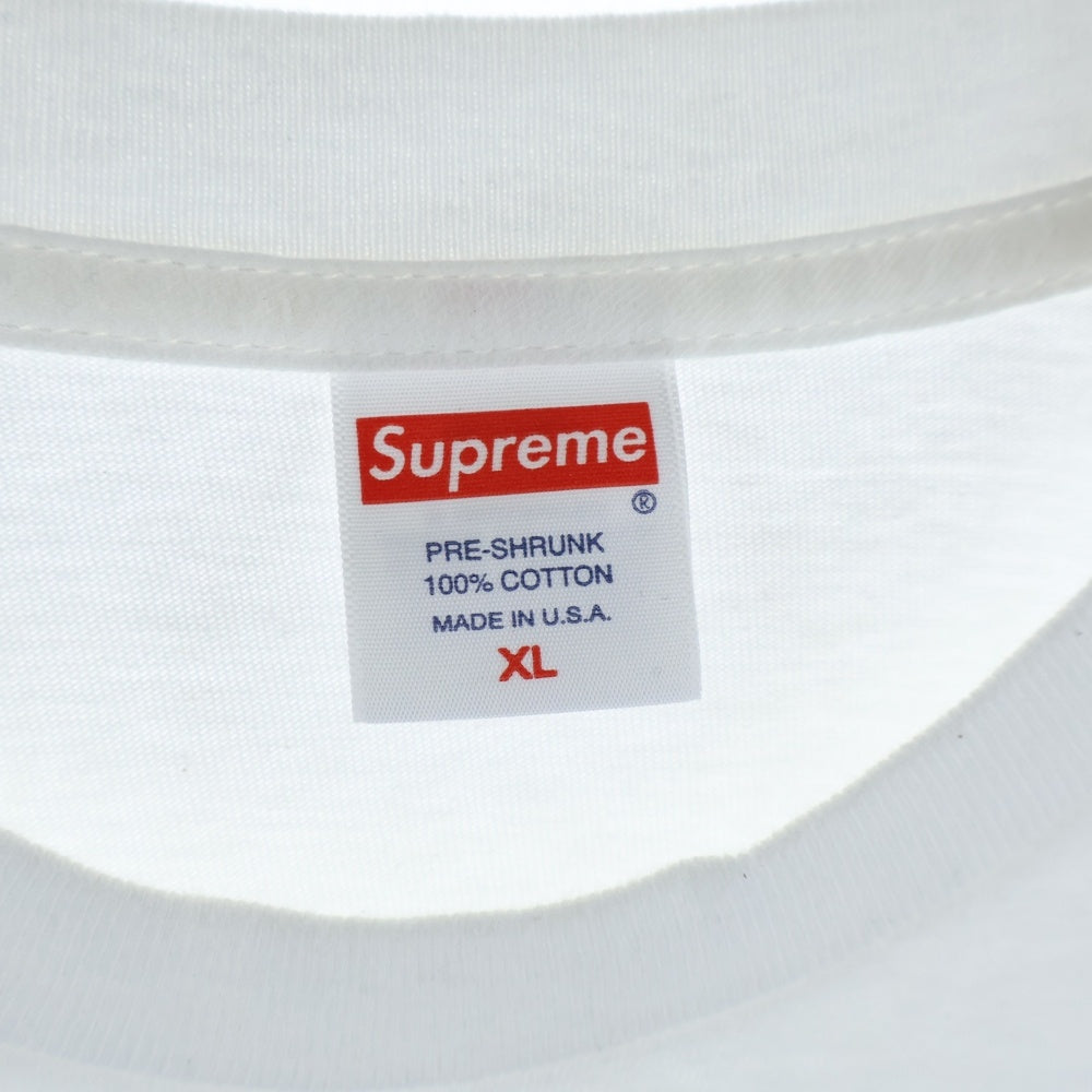 SUPREME(シュプリーム) 20AW Box Logo L/S Tee ボックスロゴ クルーネック長袖Tシャツ カットソー ホワイト