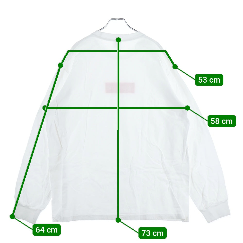 SUPREME(シュプリーム) 20AW Box Logo L/S Tee ボックスロゴ クルーネック長袖Tシャツ カットソー ホワイト