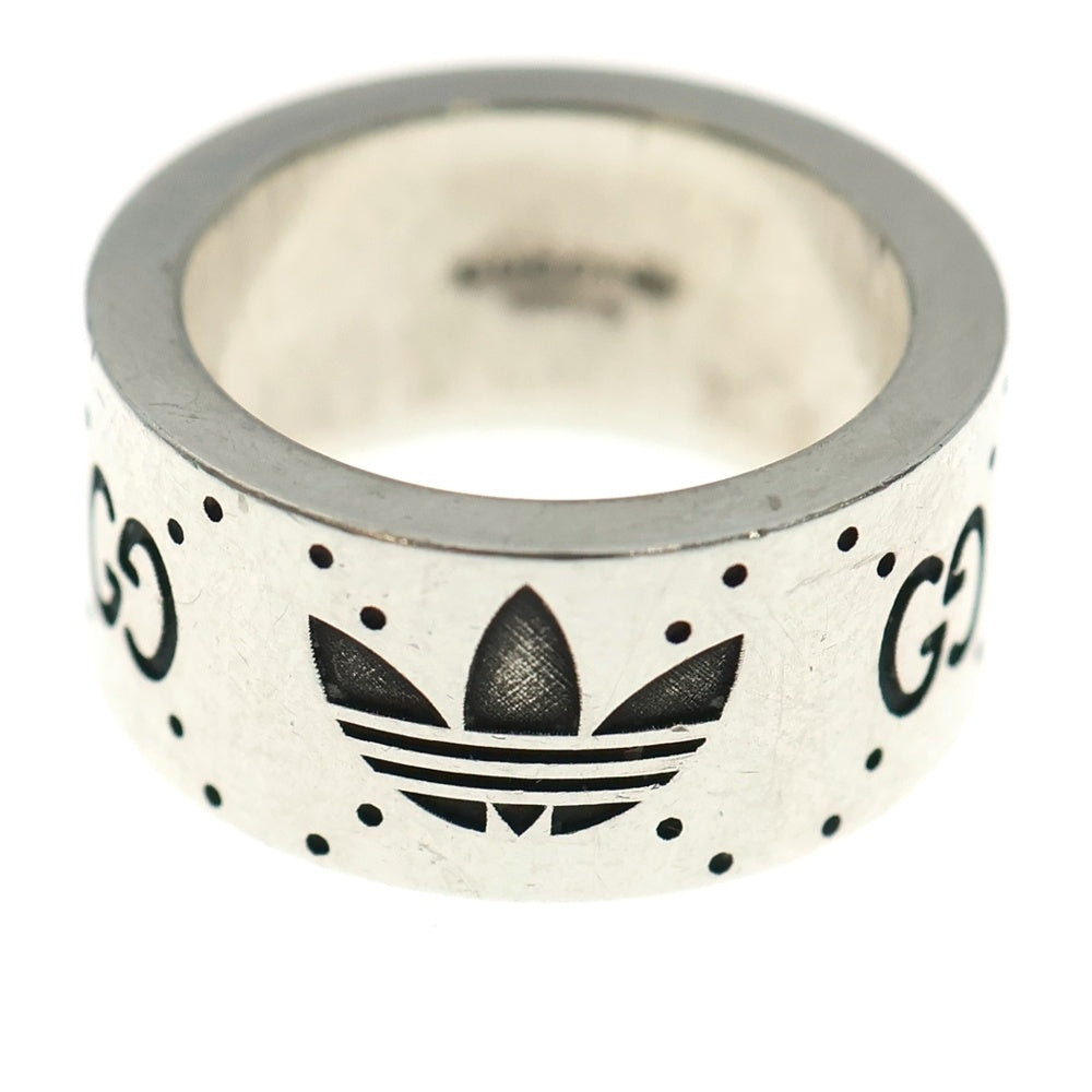 GUCCI(グッチ) ×ADIDAS エングレービングリング シルバー