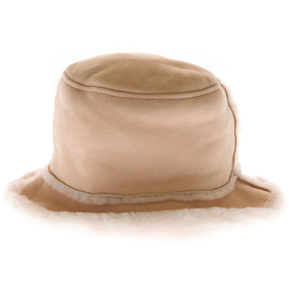 UGG(アグ) シープスキン ファー バケットハット ピンク レディース