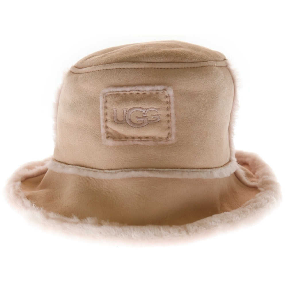 UGG(アグ) シープスキン ファー バケットハット ピンク レディース