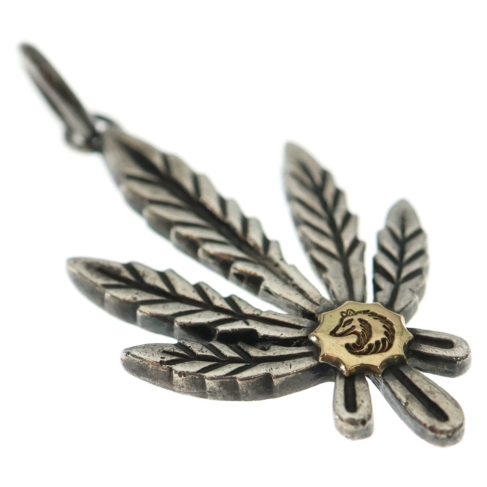 TADY & KING(タディアンドキング) 初期型 ガンジャ K18ウルフ ペンダントトップ シルバー/ゴールド