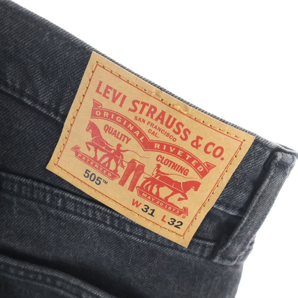 Levi's(リーバイス) 505 ストレートデニムパンツ ブラック pc9-00505-2904