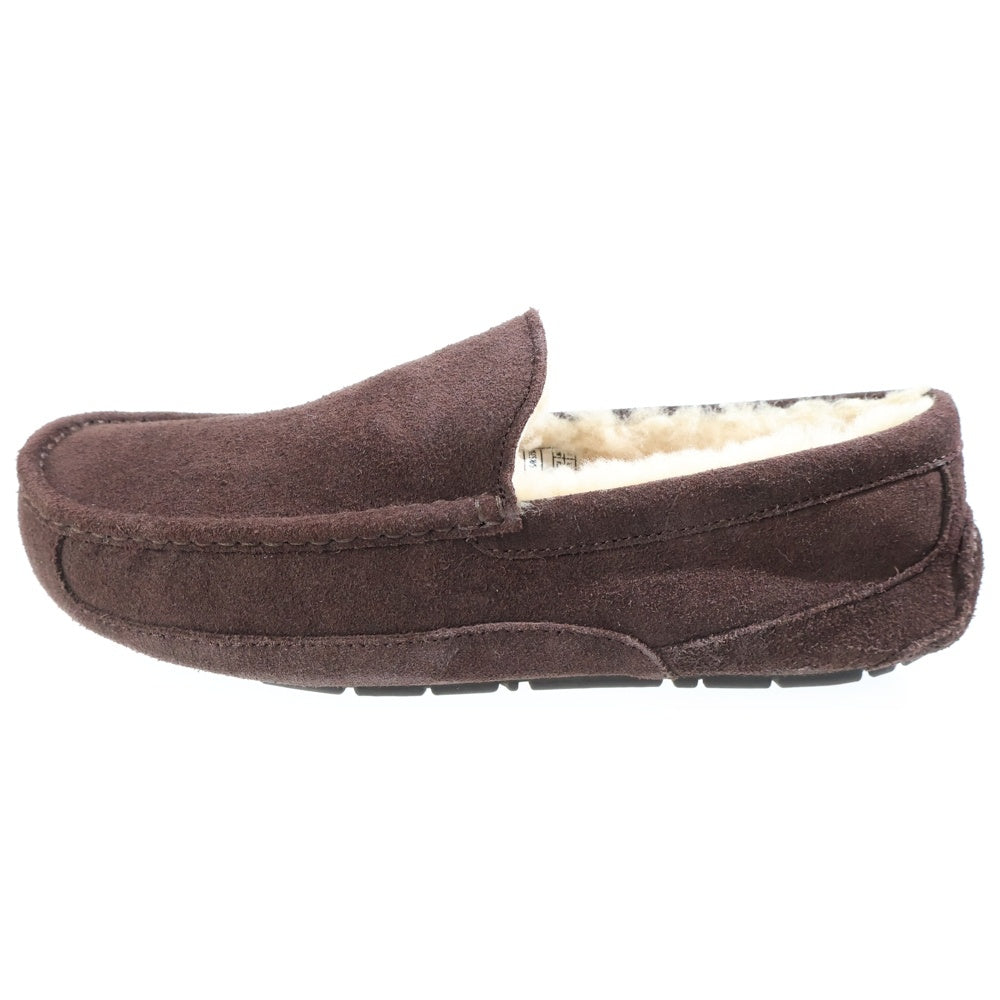 UGG(アグ) Ascot アスコット ファー ムートンレザー ローファー ブラウン UB06318