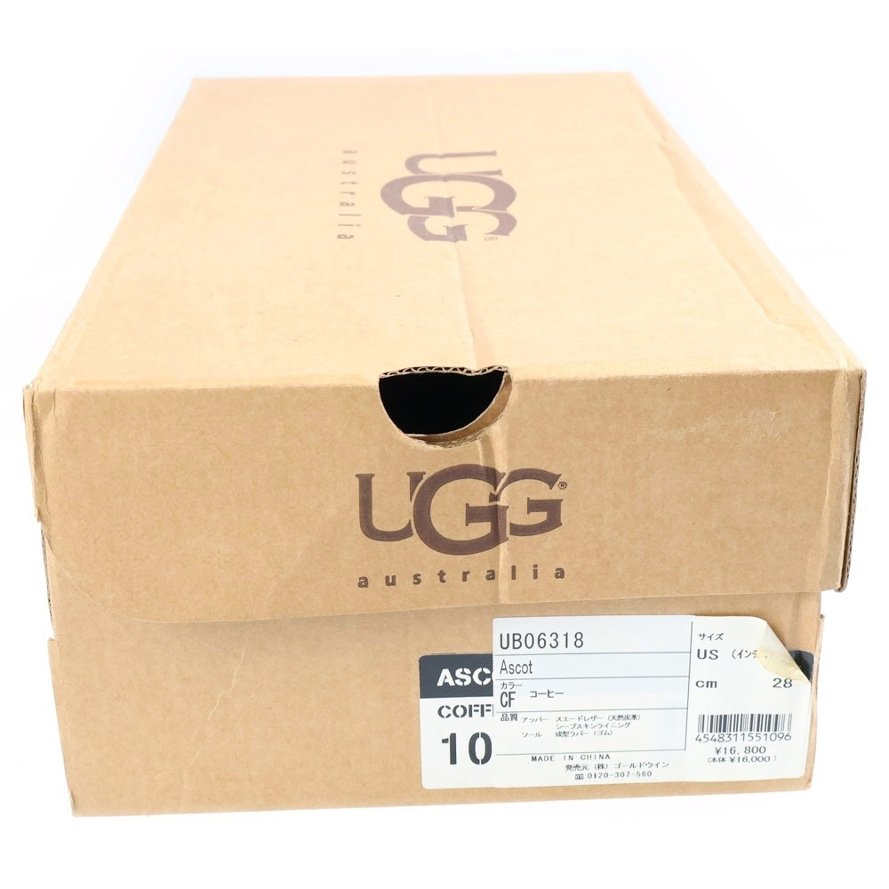 UGG(アグ) Ascot アスコット ファー ムートンレザー ローファー ブラウン UB06318