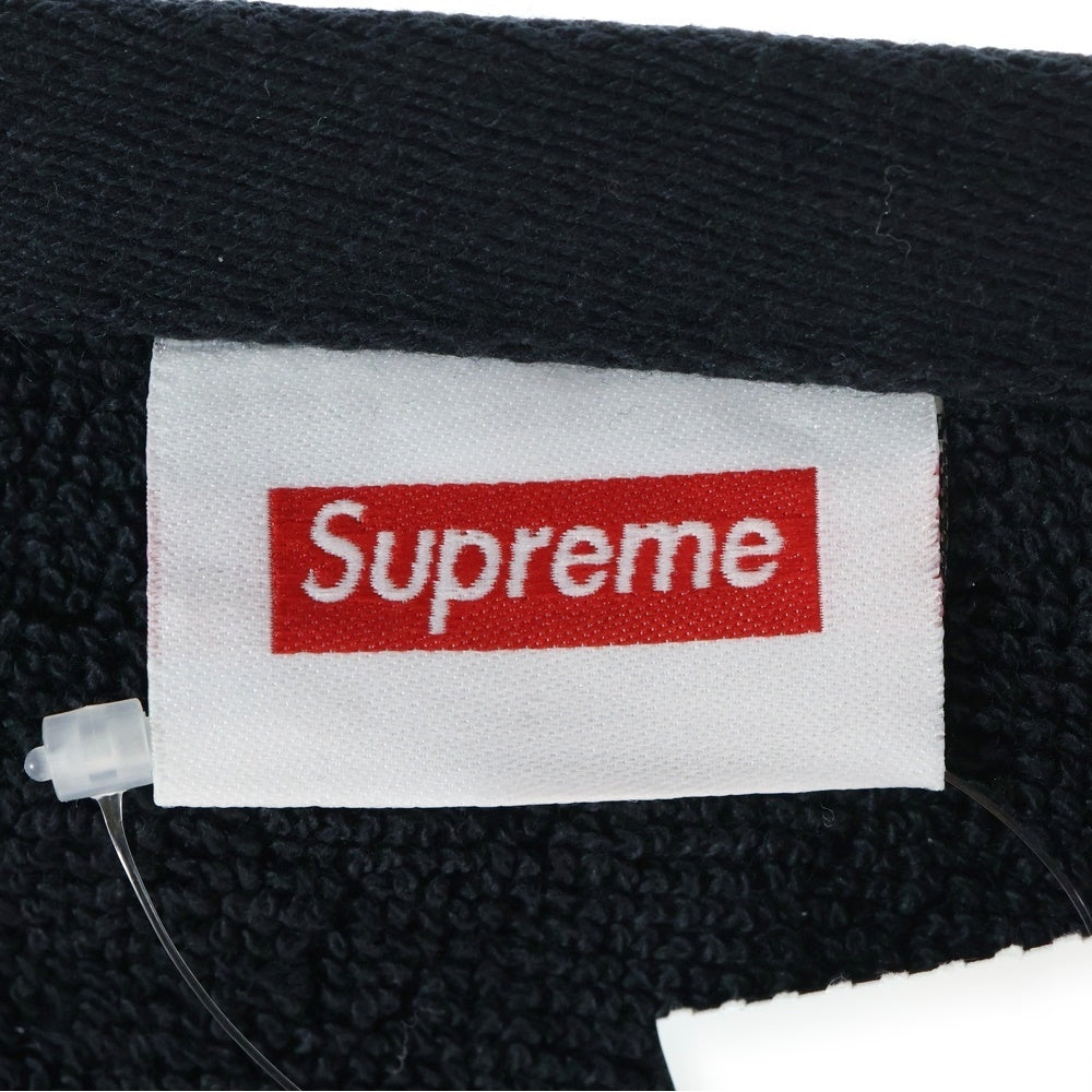 SUPREME(シュプリーム) 23SS Tonal Logo Towel トーナルロゴ ビーチタオル ブラック