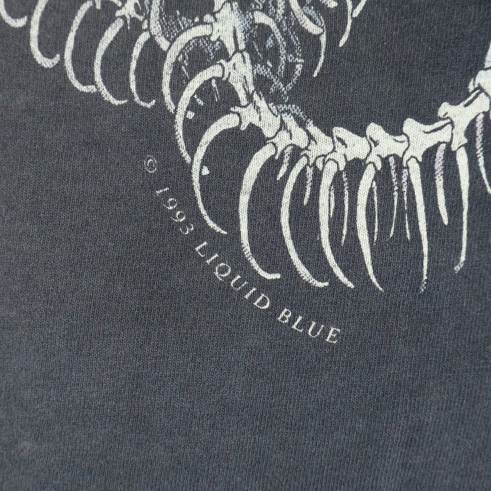 VINTAGE(ヴィンテージ) 90s Liquid Blue Medusa Skull Tee リキッドブルー メデューサスカル 両面プリント クルーネック 半袖Tシャツ カットソー マルチ