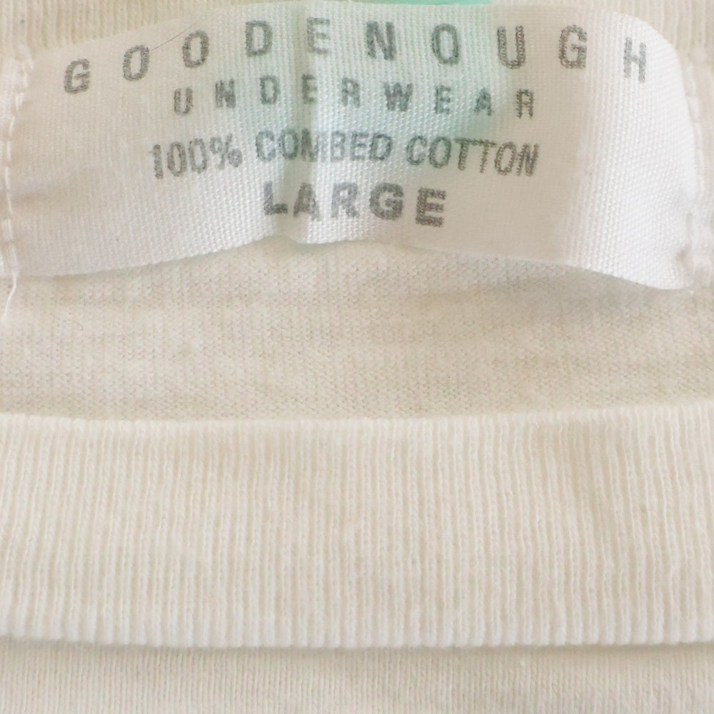 GOODENOUGH(グッドイナフ) 00s UNDER WEAR TEE アンダーウェア クルーネック 半袖Tシャツ カットソー ホワイト