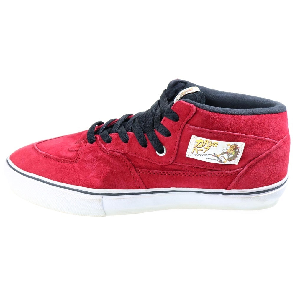 VANS(ヴァンズ) 20 YEARS ANNIVERSARY HALF CAB PRO 20周年記念 ハーフキャブ キャバレロ プロ ローカットスニーカー レッド US9.5/27.5cm VN-0HAV6XA