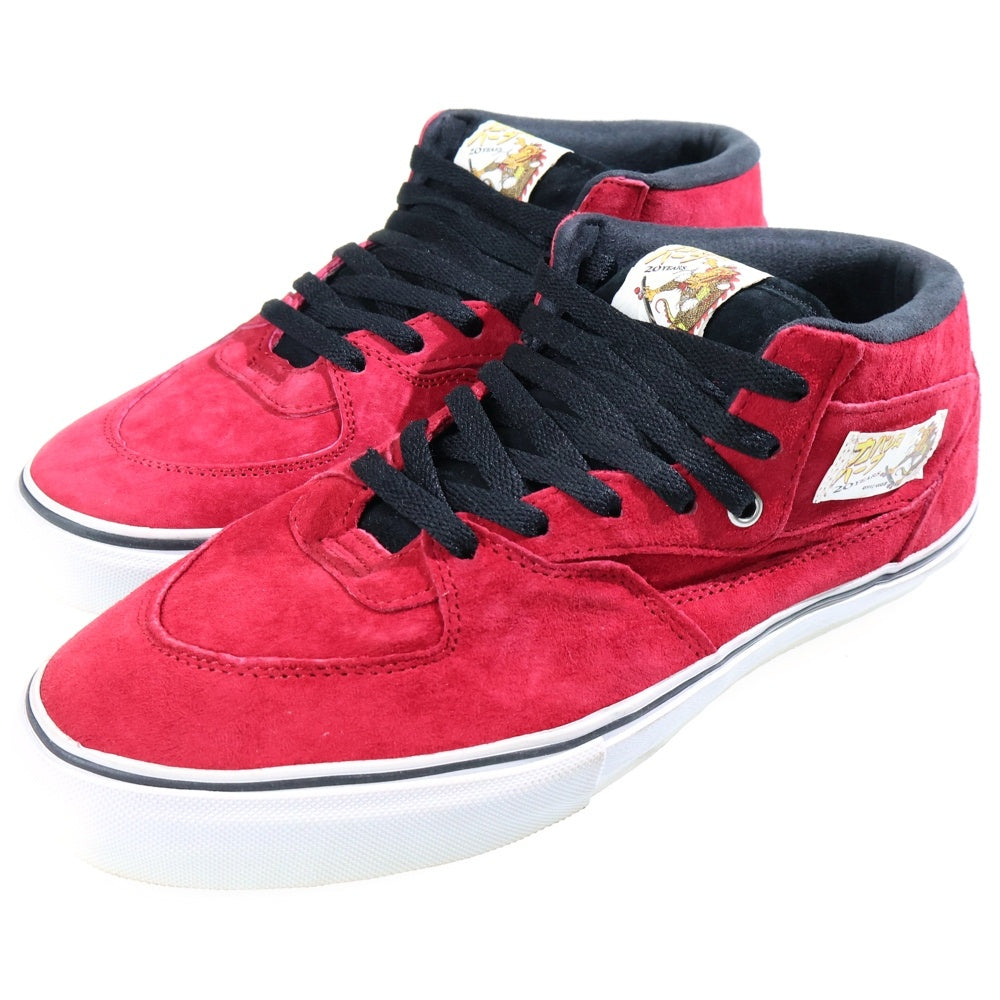 VANS(ヴァンズ) 20 YEARS ANNIVERSARY HALF CAB PRO 20周年記念 ハーフキャブ キャバレロ プロ ローカットスニーカー レッド US9.5/27.5cm VN-0HAV6XA
