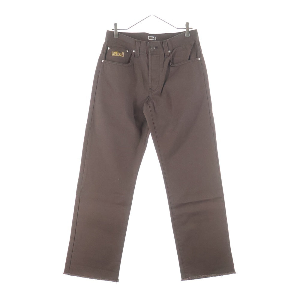 NO BRAND(ノーブランド) BLIND(ブラインド)00s OLD SK8 復刻 USA製 オールドスケート バギー デニムパンツ ブラウン