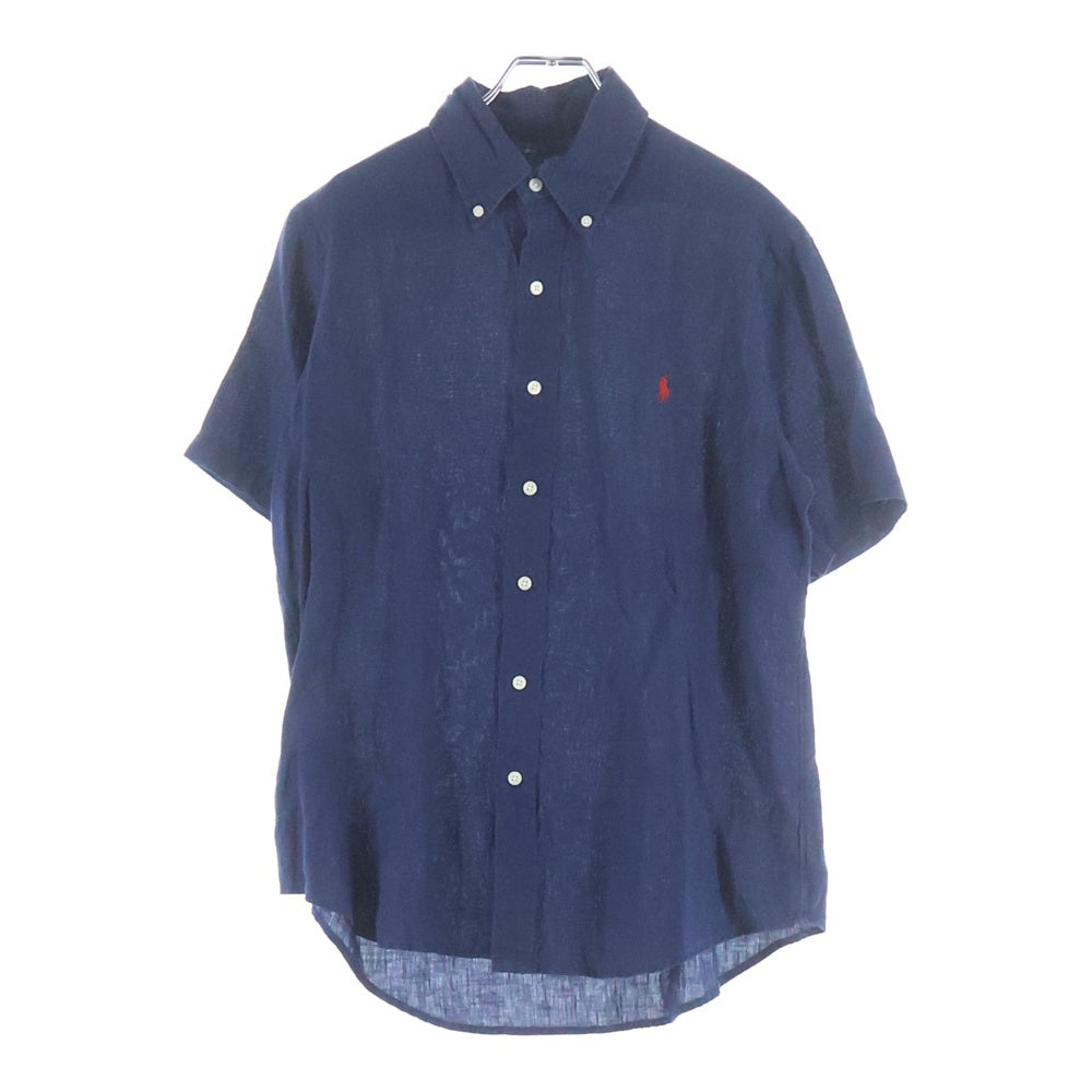 POLO RALPH LAUREN(ポロラルフローレン) スモールポニー刺繍 コットン 半袖シャツ ネイビー