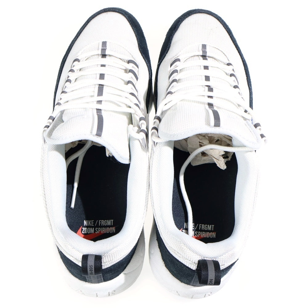 NIKE(ナイキ) ×FRAGMENT AIR ZOOM SPIRIDON SP BLUE VOID フラグメント エアズーム スピリドン ローカットスニーカー ホワイト US10/28cm HF5455-100