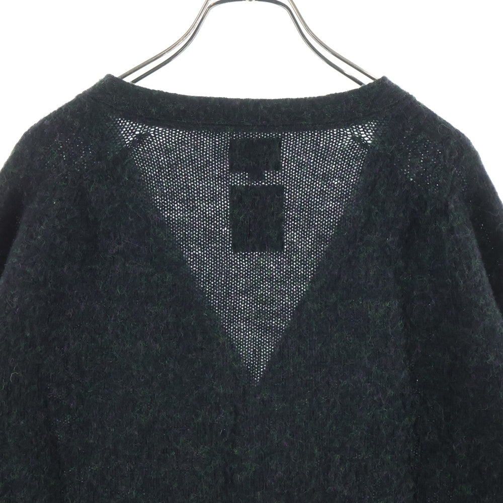 NOAH(ノア) Wool Shetland Cardigan ウール シェットランド カーディガン ブラック
